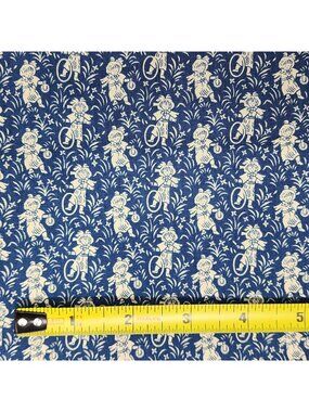 Quilting Fabric Navy Blue With Little Boy by Northcott VTG Fat Quarter